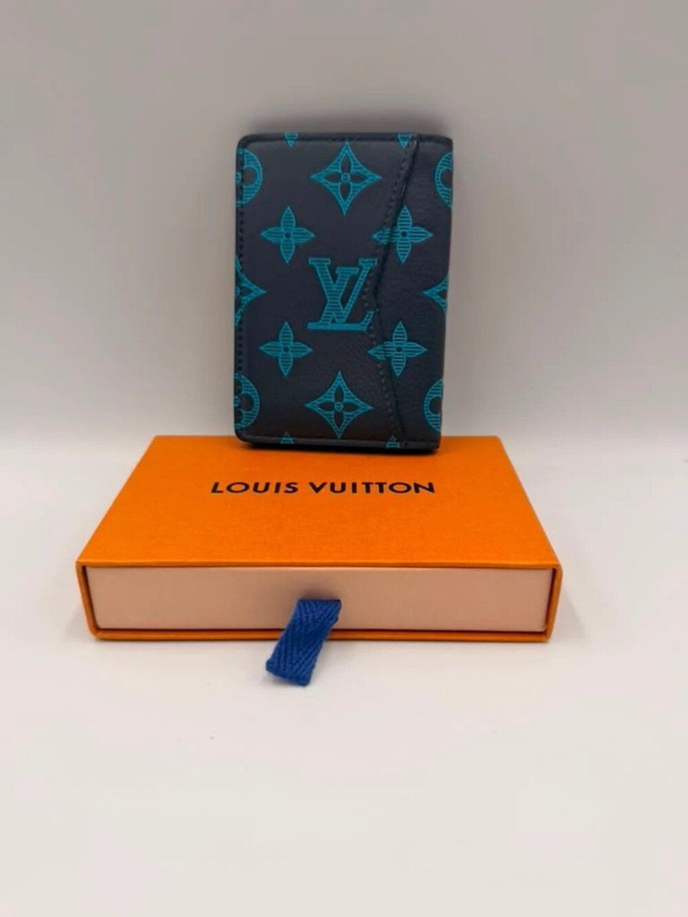 LV Pocket Organizer — Taigarama Cobalt